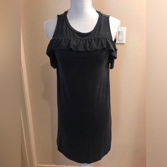 Ann Taylor loft mini ruffle dress XSP - Picture 2 of 4